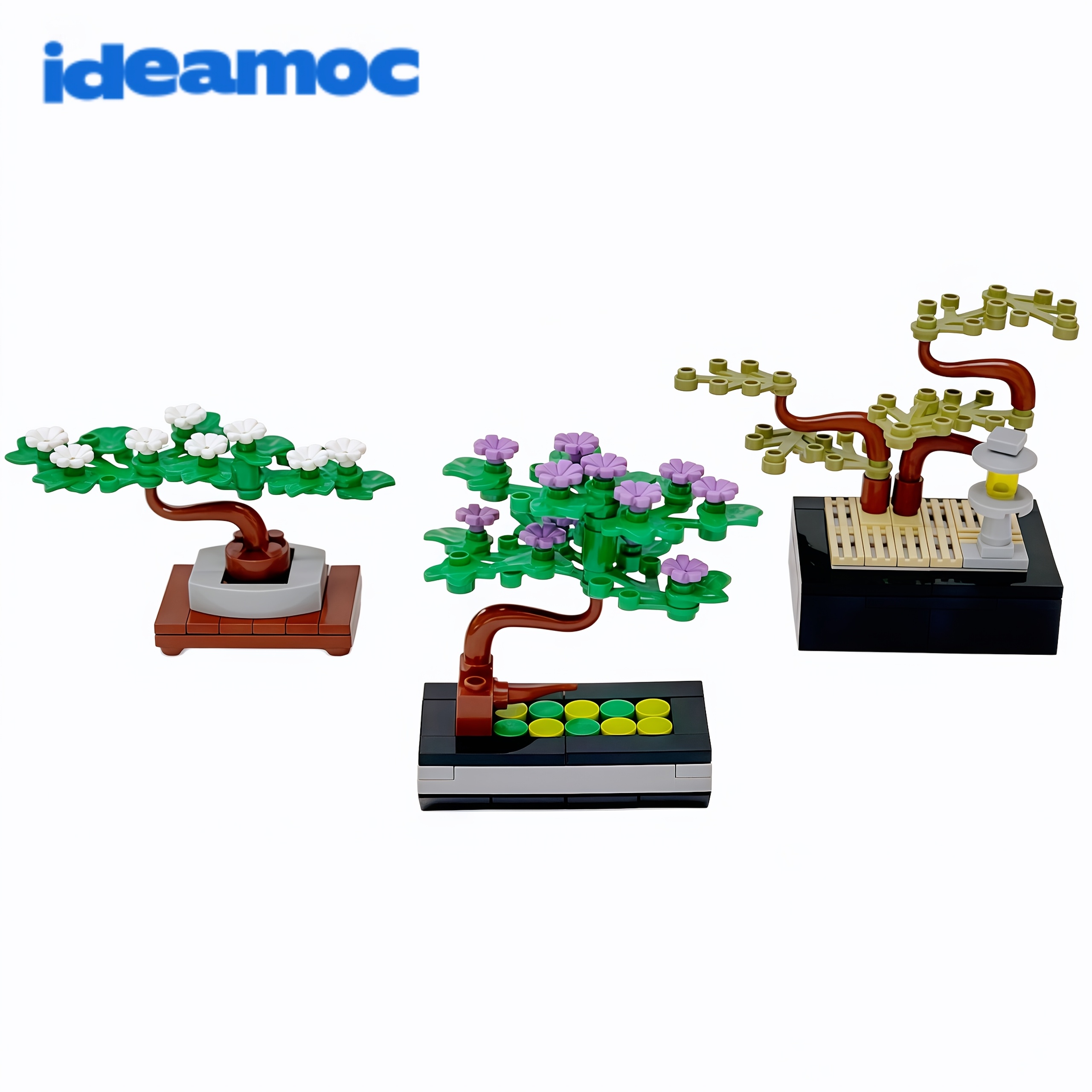 Small Potted Plants Building Blocks Toys, Gardening Decor